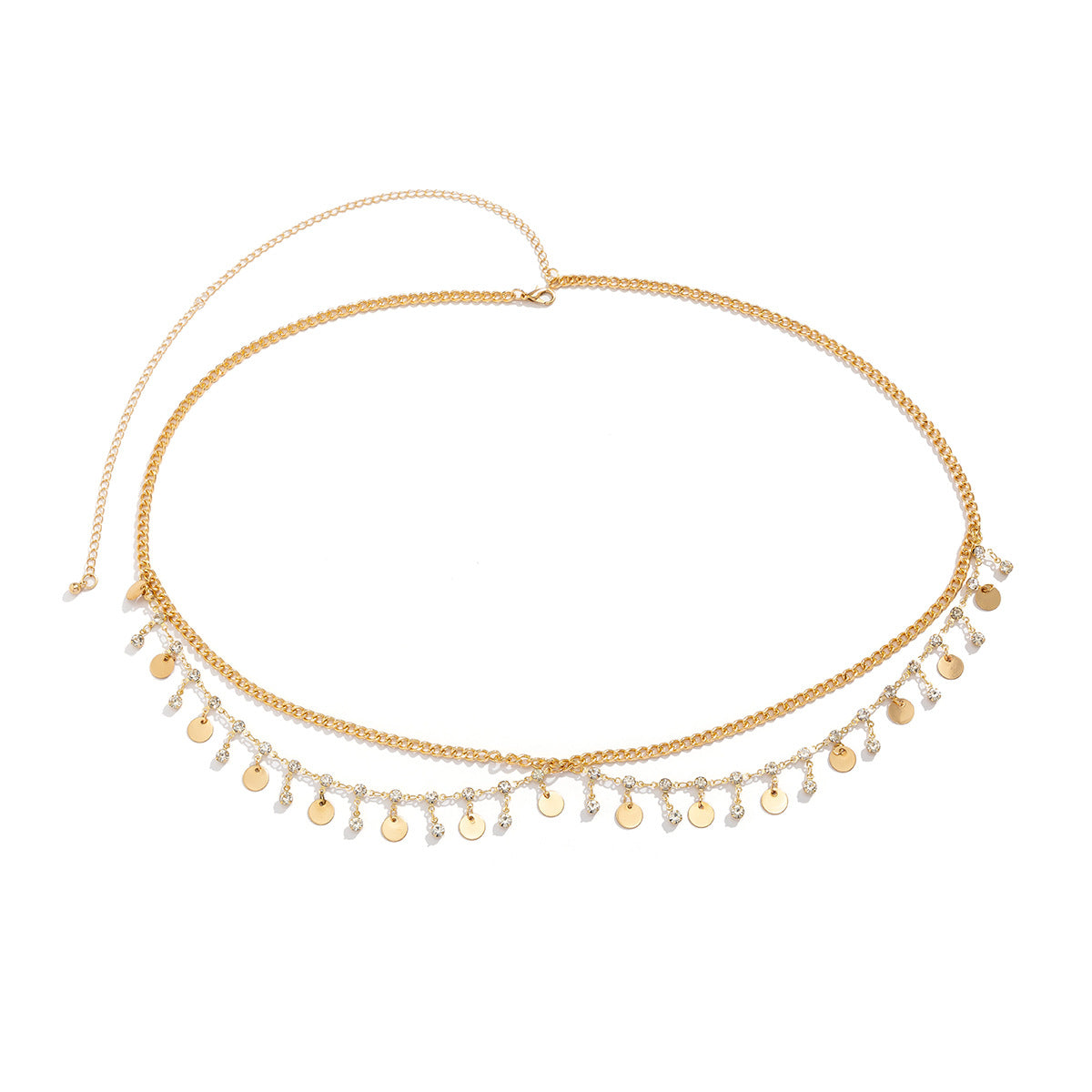 🦋 Waist Chain + Butterfly Rhinestone Tassel Body Chain – Multi-Layer