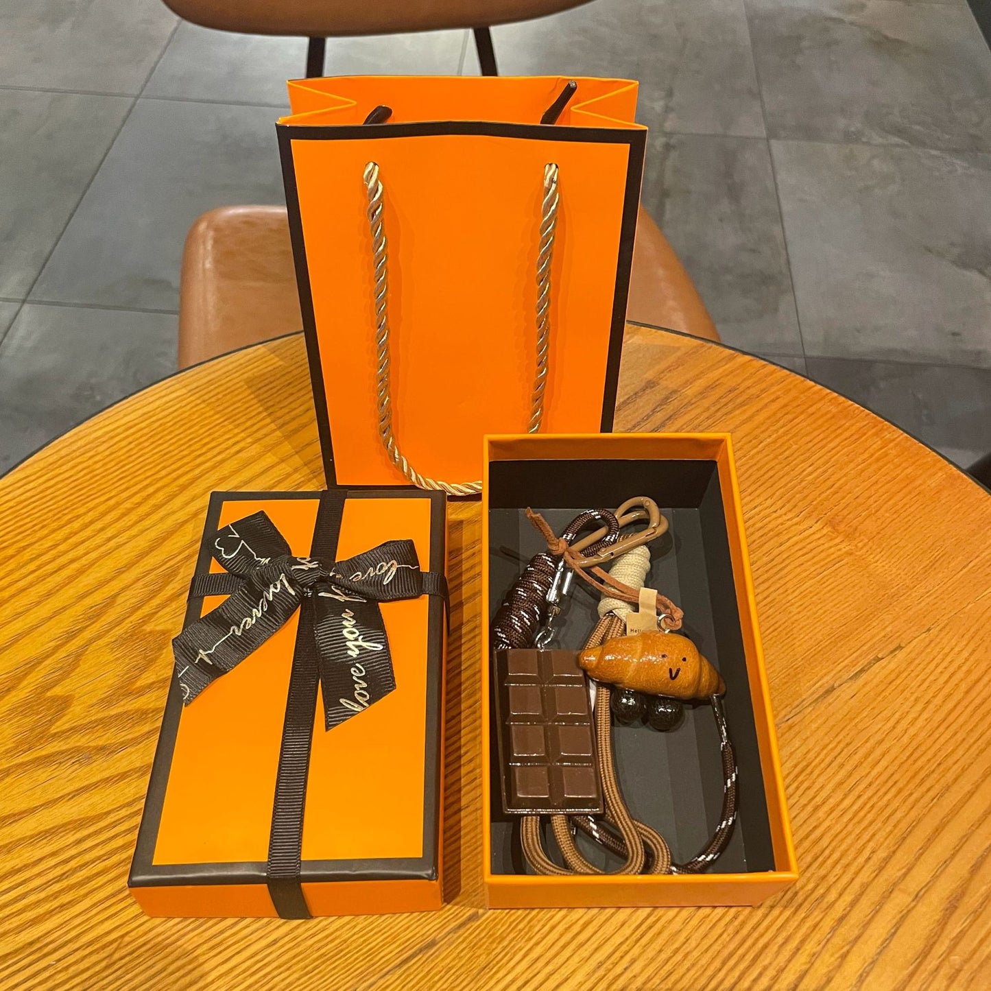 🥐 Spicy | Miu-Inspired Bread Keychain — Fall Aesthetic Bag Charms & Gift Options