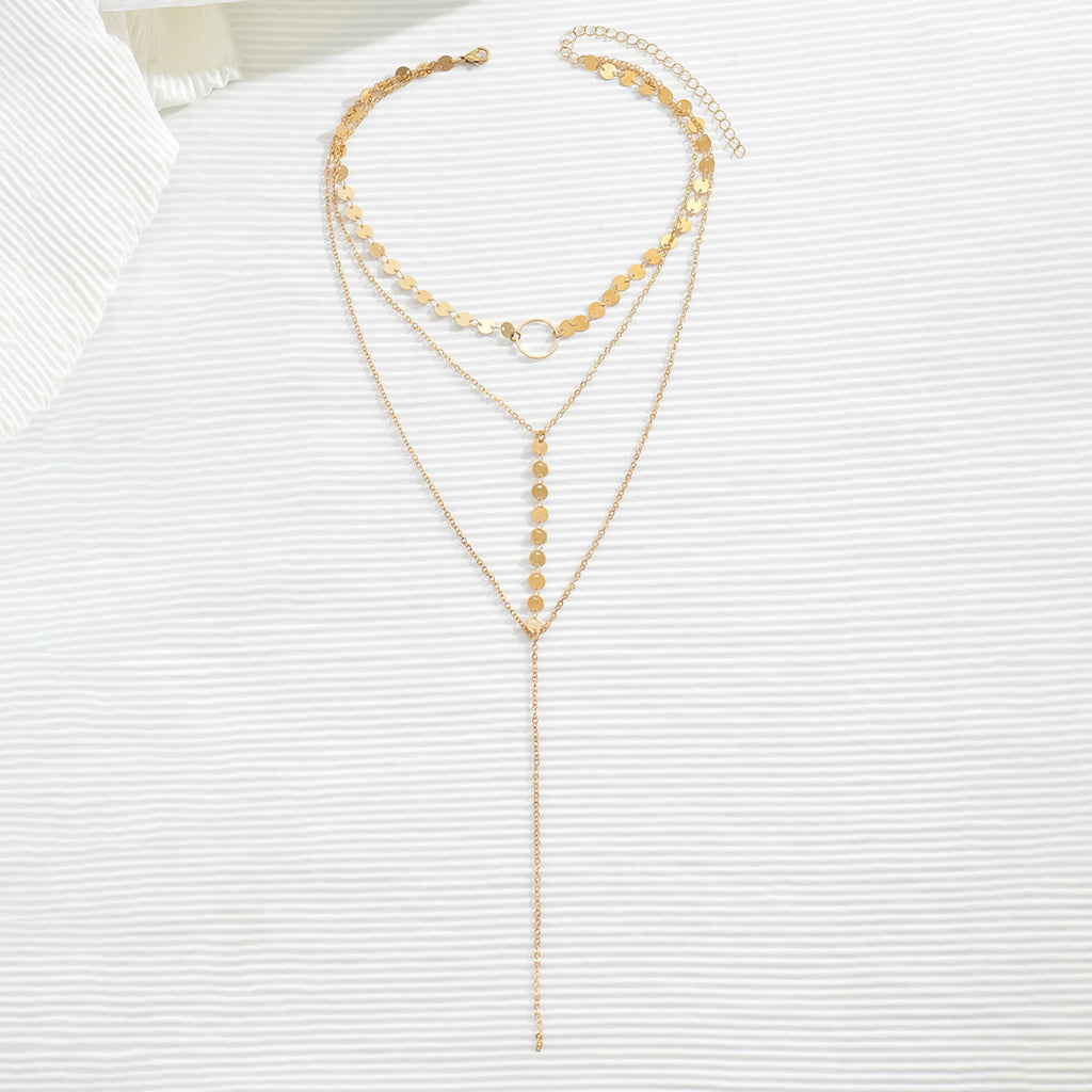 🌟 Necklace + Handmade Sequin Fringe Necklace – Street Snap Collar