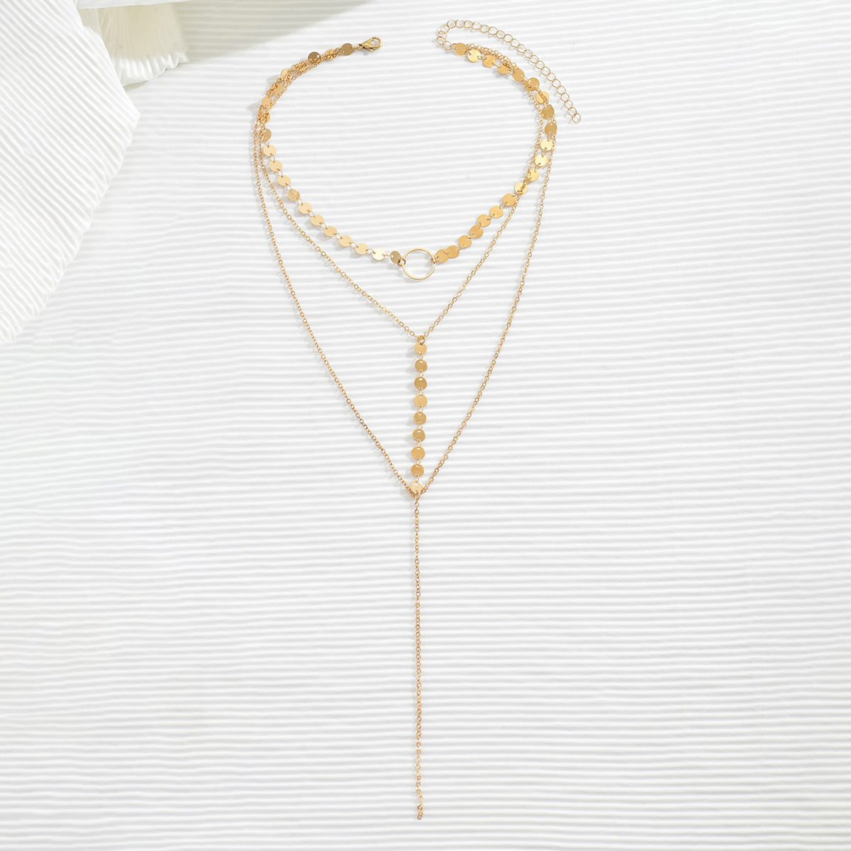 🌟 Necklace + Handmade Sequin Fringe Necklace – Street Snap Collar