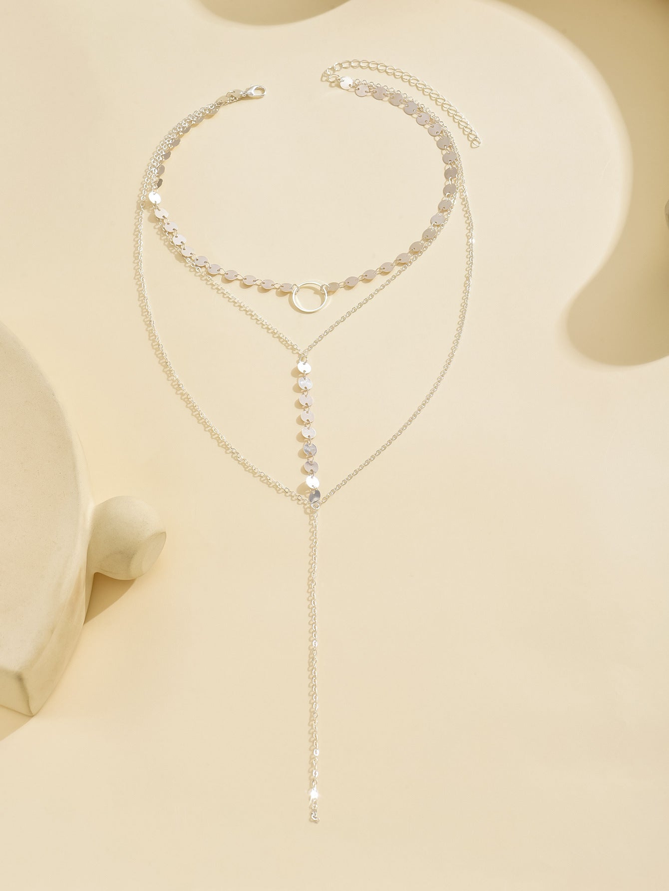 🌟 Necklace + Handmade Sequin Fringe Necklace – Street Snap Collar