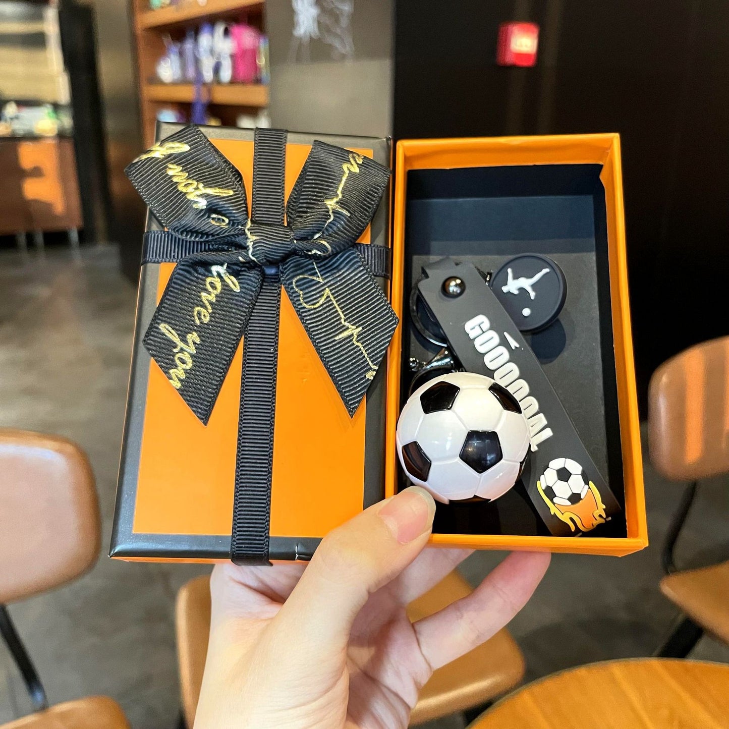⚽ Euro Cup Football Keychain — Acrylic Charm for Bags & Gifts