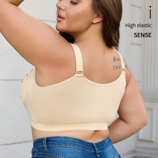 🎀 Sculpt+｜Printed Lingerie Bra - Skin Color