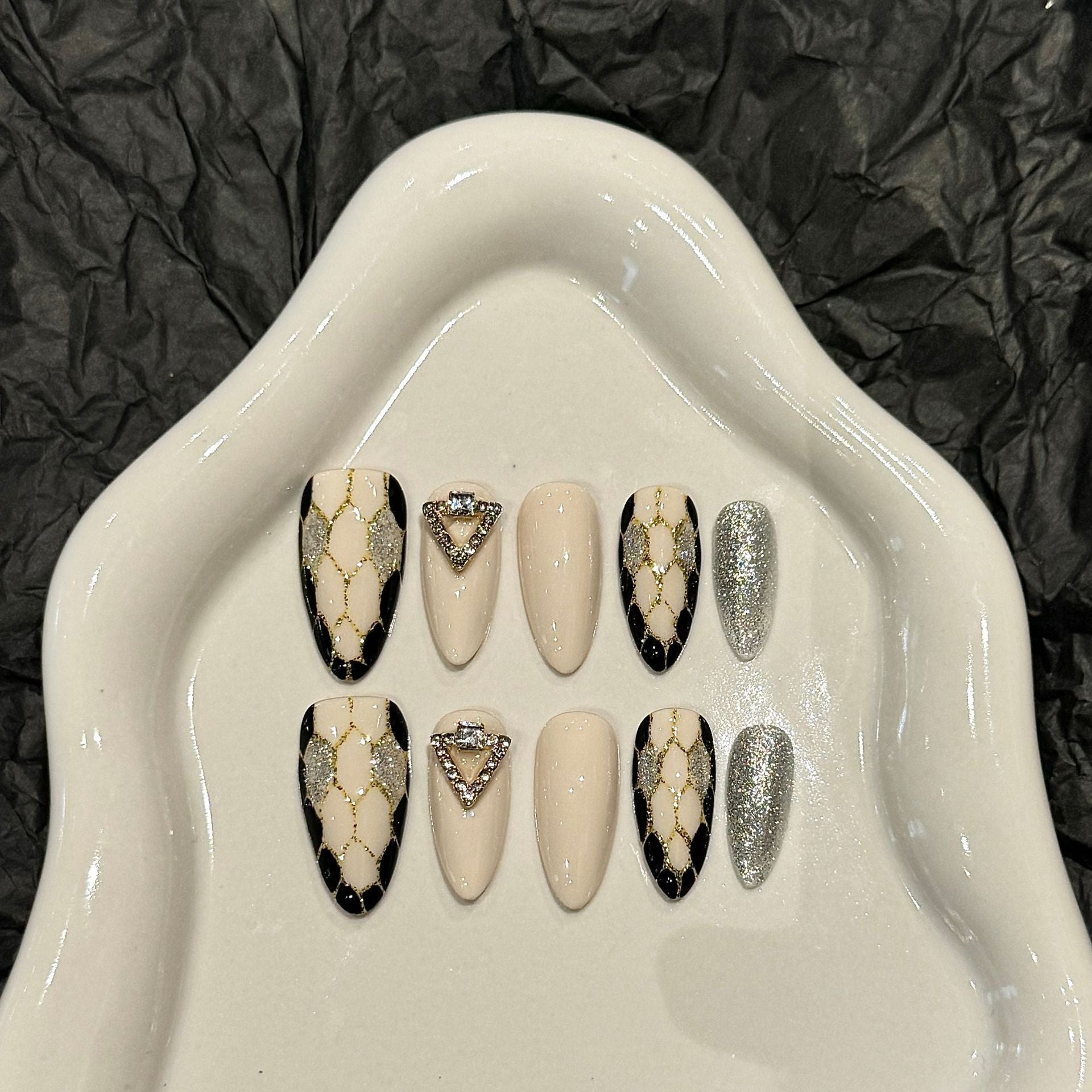 Monochrome Serpent Glam