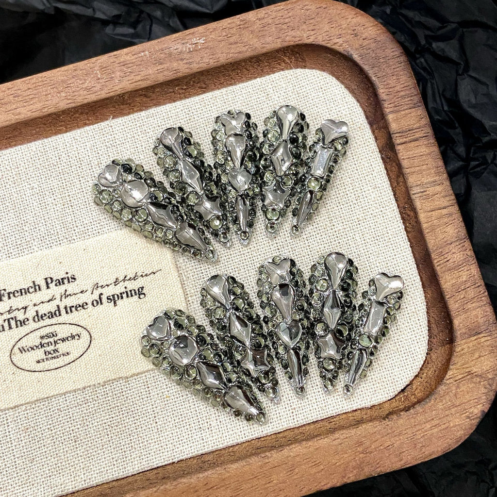 Gunmetal Diamond Coffin