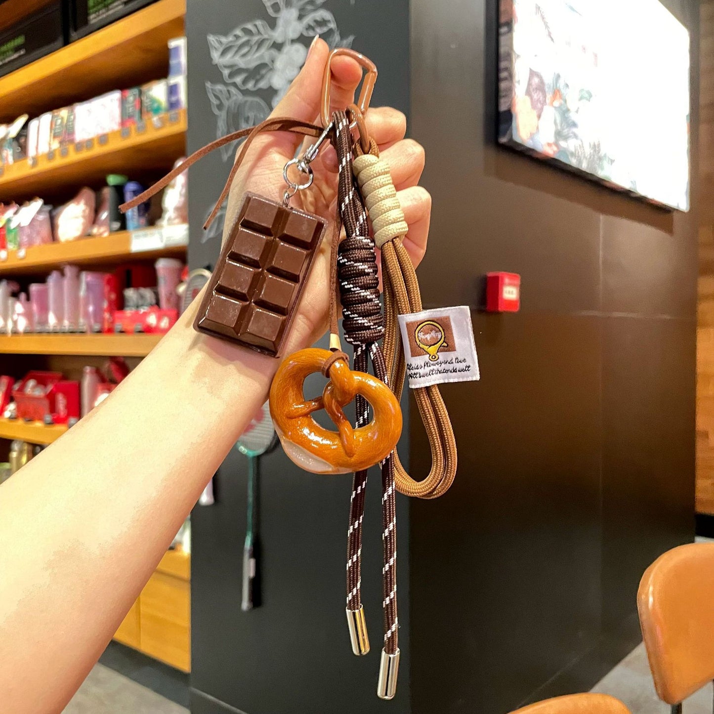 🥐 Spicy | Miu-Inspired Bread Keychain — Fall Aesthetic Bag Charms & Gift Options