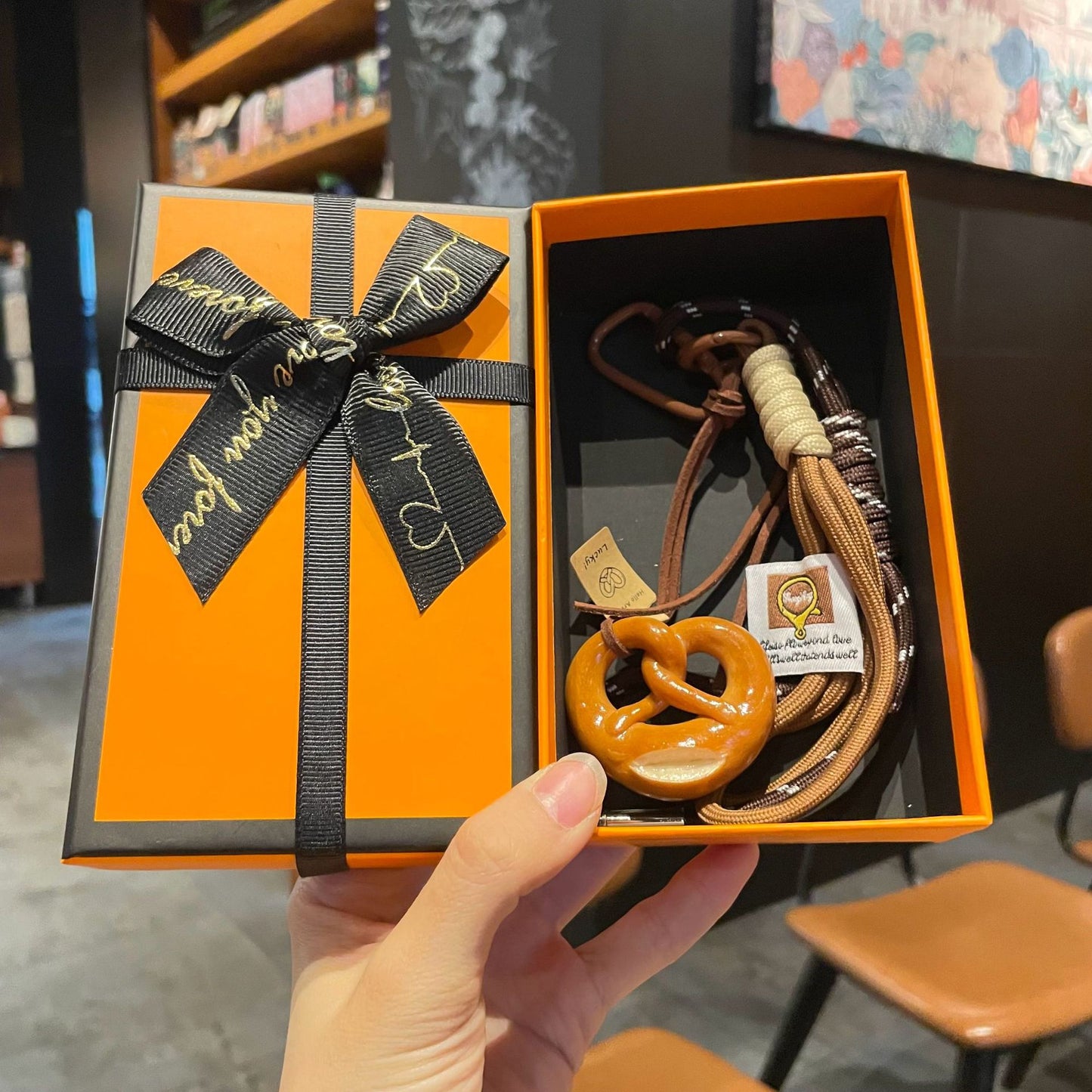 🥐 Spicy | Miu-Inspired Bread Keychain — Fall Aesthetic Bag Charms & Gift Options