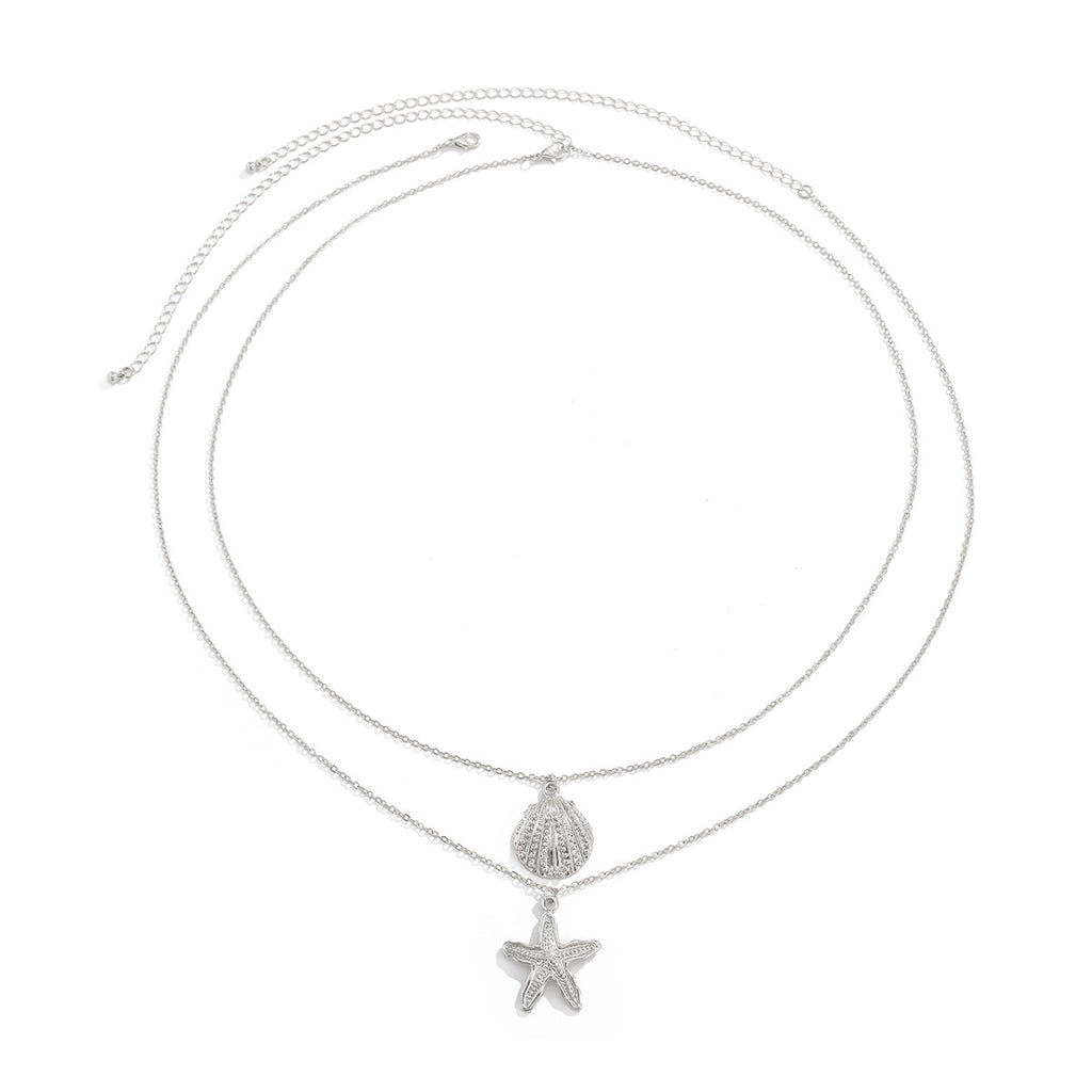 🐚 Waist Chain + Starfish Shell Bikini Chain Belt – Sexy Beachwear Accessory