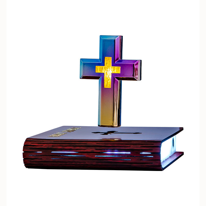 Levitating Cross Lamp