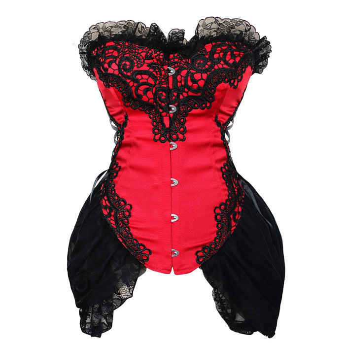 👑 Spicy｜Princess Lace Boned Corset Top