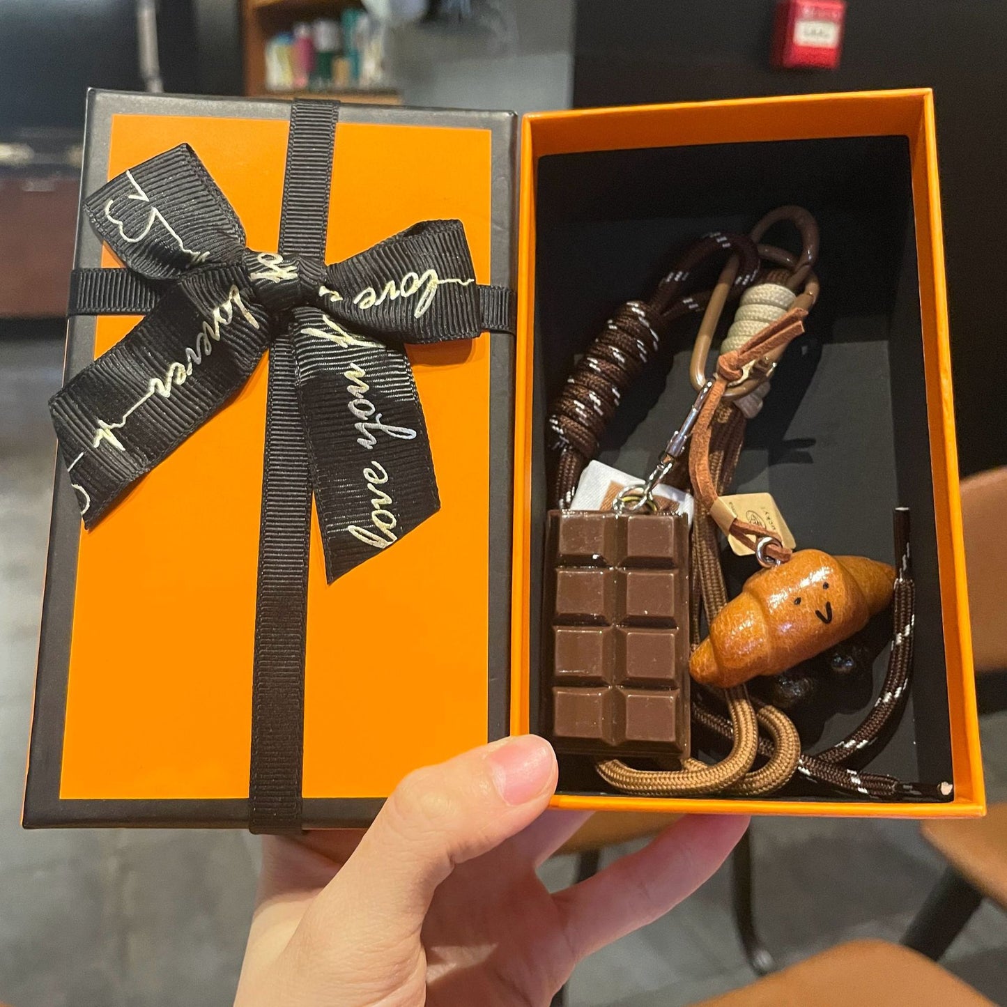 🥐 Spicy | Miu-Inspired Bread Keychain — Fall Aesthetic Bag Charms & Gift Options