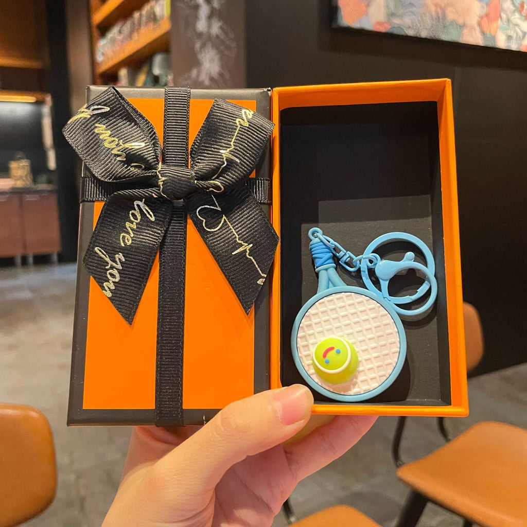 🎾 Mini Tennis Racket Keychain