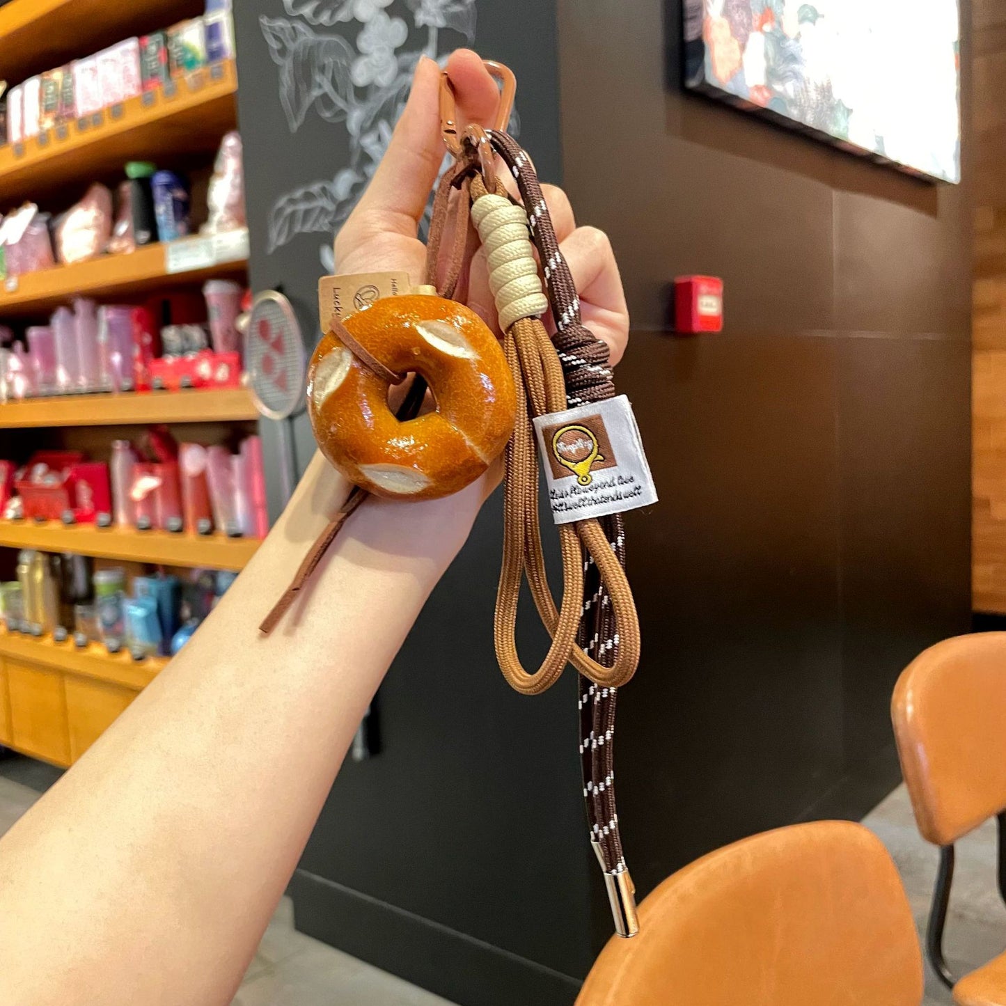 🥐 Spicy | Miu-Inspired Bread Keychain — Fall Aesthetic Bag Charms & Gift Options