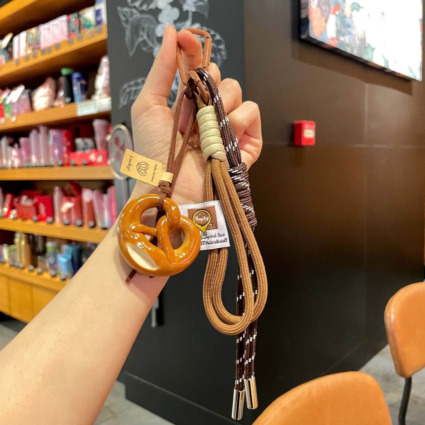 🥐 Spicy | Miu-Inspired Bread Keychain — Fall Aesthetic Bag Charms & Gift Options