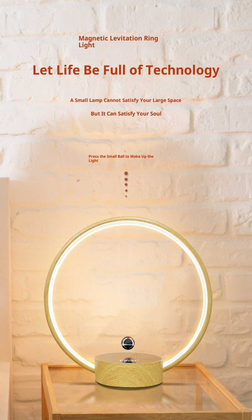Magnetic Levitating Table Lamp