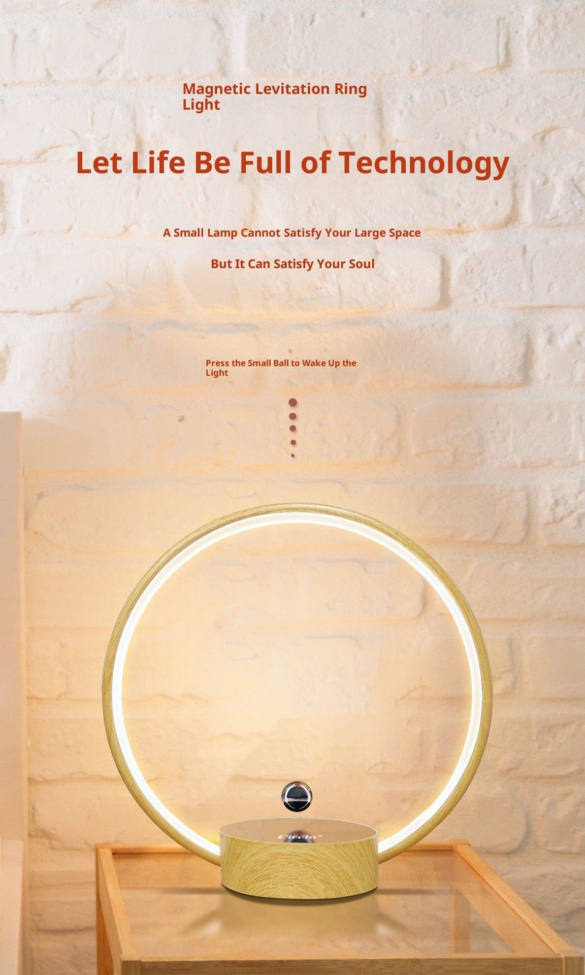 Magnetic Levitating Table Lamp