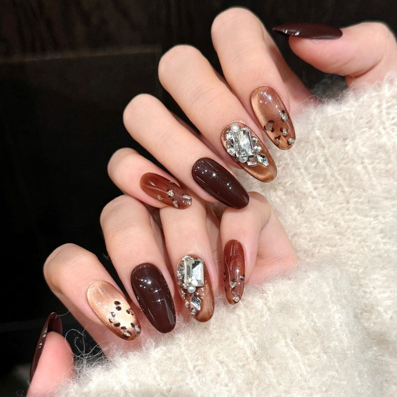 Vintage Brown Nails
