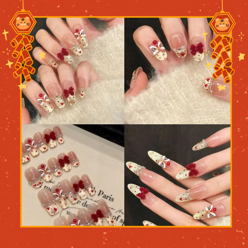 Lucky Lion Press-Ons