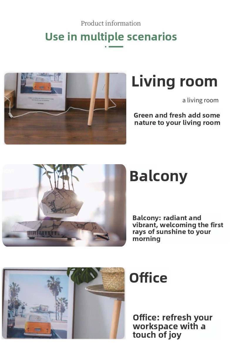 Magnetic Levitation Plant Pot